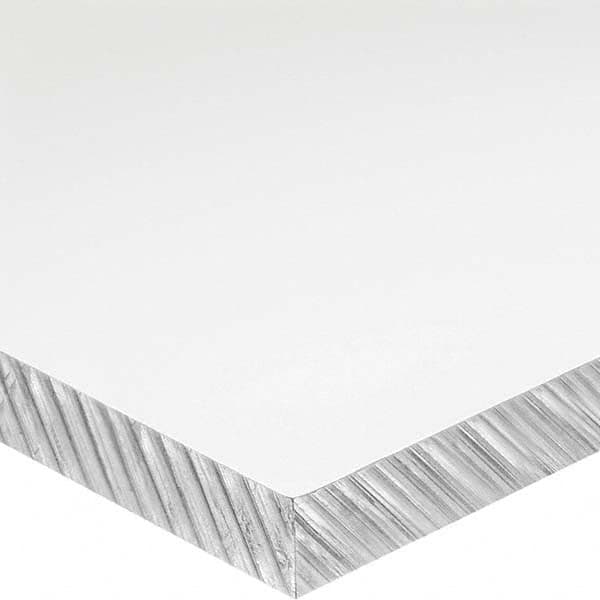 Plastic Sheet: Cast Acrylic, 3/16″ Thick, 6″ Long, Clear, 8,000 psi Tensile Strength Rockwell M-95