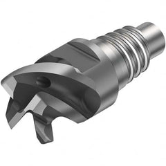 Sandvik Coromant - 1/2" Mill Diam, 0.315" LOC, 0.315" OAL, 4 Flute Square End Mill Head - Exact Industrial Supply