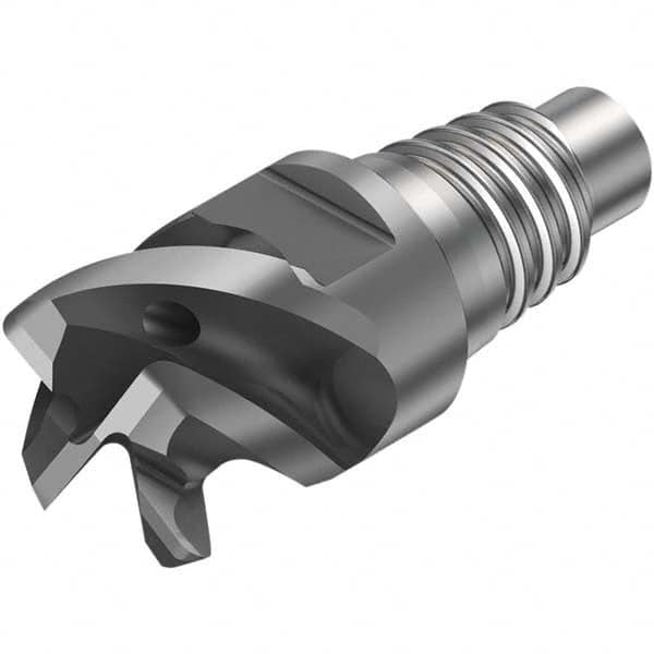 Sandvik Coromant - 3/8" Mill Diam, 0.2362" LOC, 0.2362" OAL, 4 Flute Square End Mill Head - Exact Industrial Supply