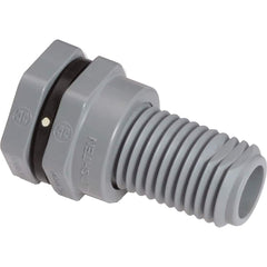 Hayward - Plastic Pipe Fittings; Type: Bulkhead Fitting ; Fitting Size: 4 (Inch); End Connections: Socket x Socket ; Material: CPVC ; Schedule: 80 ; Maximum Pressure (psi): 150.00 - Exact Industrial Supply