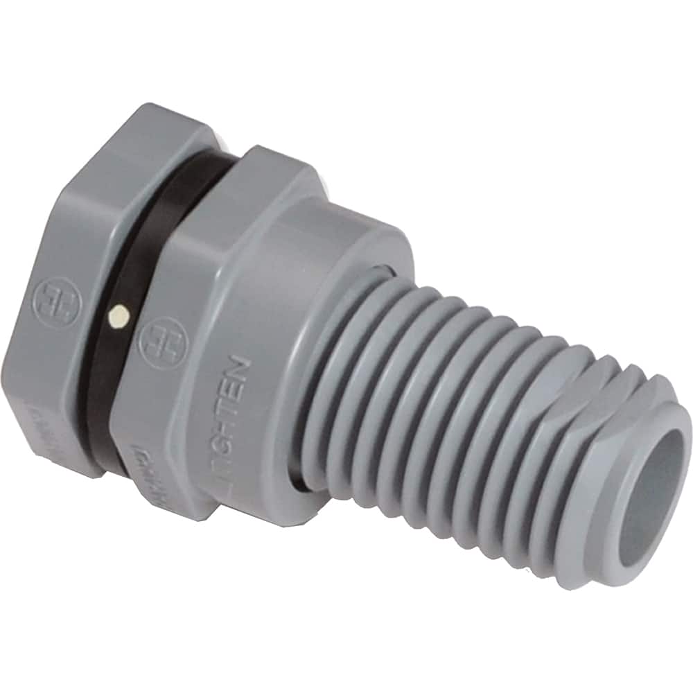 Hayward - Plastic Pipe Fittings; Type: Bulkhead Fitting ; Fitting Size: 3 (Inch); End Connections: Socket x Socket ; Material: CPVC ; Schedule: 80 ; Maximum Pressure (psi): 150.00 - Exact Industrial Supply