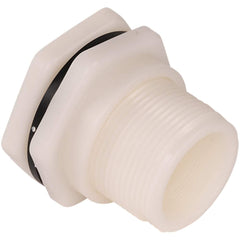 Hayward - Plastic Pipe Fittings; Type: Bulkhead Fitting ; Fitting Size: 3 (Inch); End Connections: FNPT x FNPT ; Material: Polypropylene ; Schedule: 80 ; Maximum Pressure (psi): 150.00 - Exact Industrial Supply