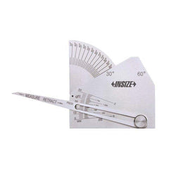 Insize USA LLC - Welding Inspection Gages; Type: Fillet Gage ; Applications: Welding Inspection ; Material: Stainless Steel ; Minimum Measurement: 0 (Inch); Maximum Measurement: 2 (Inch) - Exact Industrial Supply