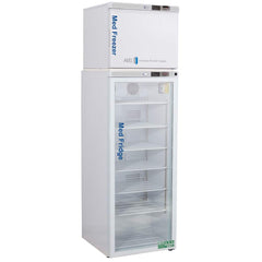 American BioTech Supply - Laboratory Refrigerators and Freezers; Type: Pharmacy/Vaccine Refrigerator & Freezer Combination ; Volume Capacity: 12 Cu. Ft. ; Minimum Temperature (C): -15.00 ; Maximum Temperature (C): 8.00 ; Width (Inch): 23-5/8 ; Depth (Inc - Exact Industrial Supply