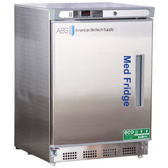 American BioTech Supply - Laboratory Refrigerators and Freezers; Type: Pharmacy/Vaccine Undercounter Built-In Refrigerator ; Volume Capacity: 4.6 Cu. Ft. ; Minimum Temperature (C): 2.00 ; Maximum Temperature (C): 8.00 ; Width (Inch): 23-3/4 ; Depth (Inch - Exact Industrial Supply
