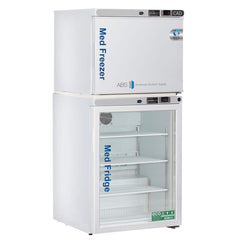 American BioTech Supply - Laboratory Refrigerators and Freezers; Type: Pharmacy/Vaccine Refrigerator & Freezer Combination ; Volume Capacity: 7 Cu. Ft. ; Minimum Temperature (C): -15.00 ; Maximum Temperature (C): 8.00 ; Width (Inch): 23-3/4 ; Depth (Inch - Exact Industrial Supply