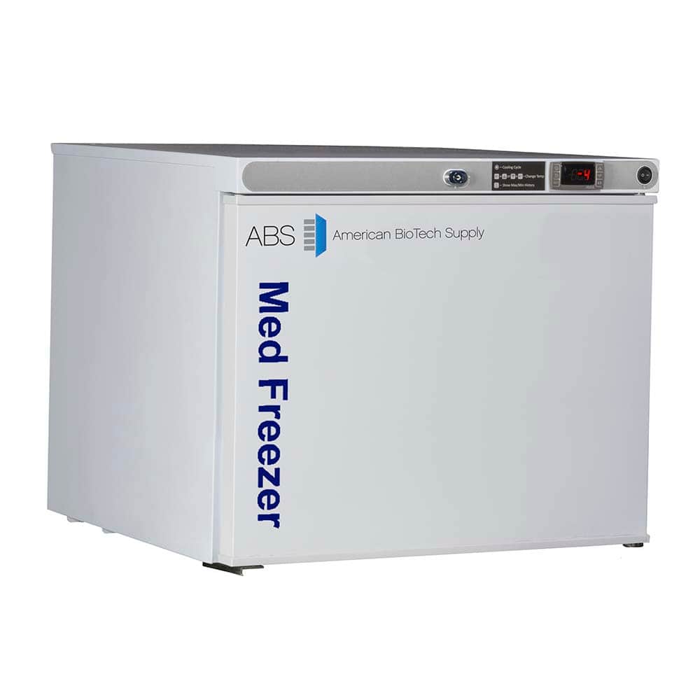 American BioTech Supply - Laboratory Refrigerators and Freezers; Type: Pharmacy/Vaccine Countertop Freestanding Freezer ; Volume Capacity: 1.7 Cu. Ft. ; Minimum Temperature (C): -15.00 ; Maximum Temperature (C): -25.00 ; Width (Inch): 23-5/8 ; Depth (Inc - Exact Industrial Supply