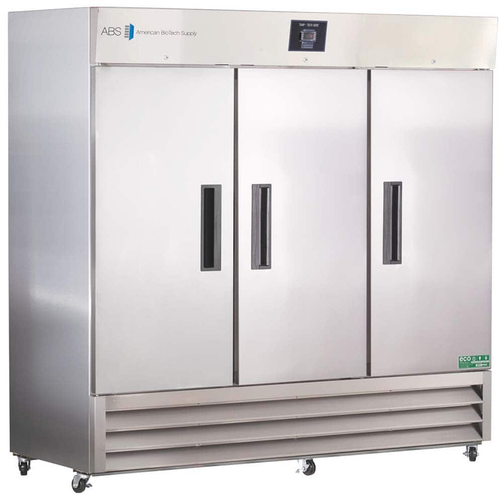 American BioTech Supply - Laboratory Refrigerators and Freezers; Type: Laboratory Refrigerator ; Volume Capacity: 72 Cu. Ft. ; Minimum Temperature (C): 1.00 ; Maximum Temperature (C): 10.00 ; Width (Inch): 81 ; Depth (Inch): 35-3/4 - Exact Industrial Supply