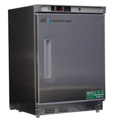 American BioTech Supply - Laboratory Refrigerators and Freezers; Type: Undercounter Built-In Stainless Steel Freezer ; Volume Capacity: 4.2 Cu. Ft. ; Minimum Temperature (C): -15.00 ; Maximum Temperature (C): -25.00 ; Width (Inch): 23-3/4 ; Depth (Inch): - Exact Industrial Supply