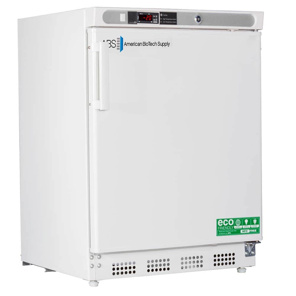 American BioTech Supply - Laboratory Refrigerators and Freezers; Type: Undercounter Built-In Freezer ; Volume Capacity: 4.2 Cu. Ft. ; Minimum Temperature (C): -15.00 ; Maximum Temperature (C): -25.00 ; Width (Inch): 23-3/4 ; Depth (Inch): 24-1/2 - Exact Industrial Supply
