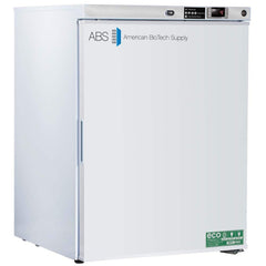 American BioTech Supply - Laboratory Refrigerators and Freezers; Type: Undercounter Freestanding Refrigerator ; Volume Capacity: 5.2 Cu. Ft. ; Minimum Temperature (C): 1.00 ; Maximum Temperature (C): 10.00 ; Width (Inch): 23-3/4 ; Depth (Inch): 24 - Exact Industrial Supply