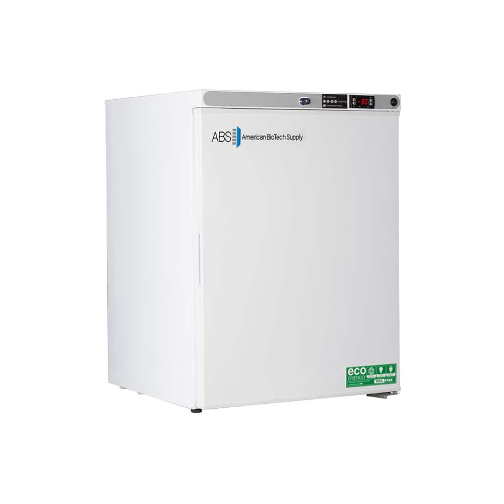 American BioTech Supply - Laboratory Refrigerators and Freezers; Type: Undercounter Freestanding Freezer ; Volume Capacity: 4 Cu. Ft. ; Minimum Temperature (C): -27.00 ; Maximum Temperature (C): -33.00 ; Width (Inch): 23-3/4 ; Depth (Inch): 24 - Exact Industrial Supply