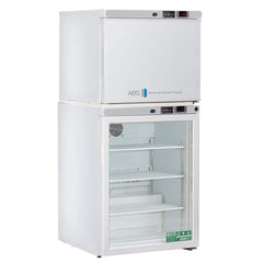 American BioTech Supply - Laboratory Refrigerators and Freezers; Type: Refrigerator & Freezer Combination ; Volume Capacity: 7 Cu. Ft. ; Minimum Temperature (C): -15.00 ; Maximum Temperature (C): 10.00 ; Width (Inch): 23-3/4 ; Depth (Inch): 24-1/4 - Exact Industrial Supply