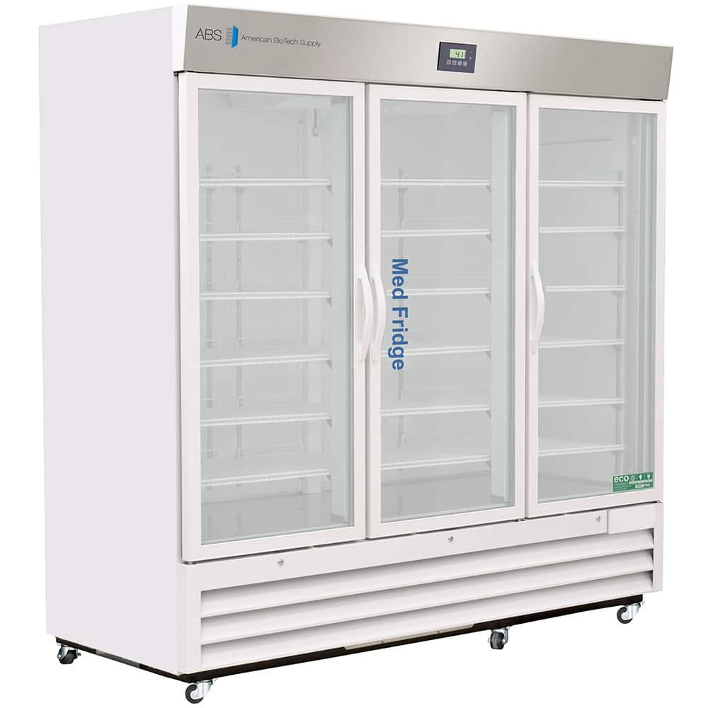 American BioTech Supply - Laboratory Refrigerators and Freezers; Type: Pharmacy/Vaccine Refrigerator ; Volume Capacity: 72 Cu. Ft. ; Minimum Temperature (C): 2.00 ; Maximum Temperature (C): 8.00 ; Width (Inch): 81 ; Depth (Inch): 34 - Exact Industrial Supply