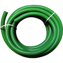 JGB Enterprises - Liquid Suction & Discharge Hose; Inside Diameter (Inch): 1.5 ; Length (Feet): 100 ; Material: PVC ; Working Pressure (psi): 50.000 ; Vacuum Rating: 29 In. Hg ; Color: Green - Exact Industrial Supply
