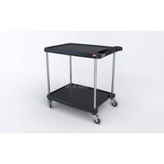 Metro - Carts; Type: Utility ; Load Capacity (Lb.): 300.000 ; Number of Shelves: 2 ; Width (Inch): 23-7/16 ; Length (Inch): 34-3/8 ; Height (Inch): 35-1/2 - Exact Industrial Supply