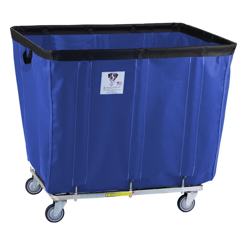 R&B Wire Products - 18 Bushel 800 Lb Heavy Duty 18 oz Vinyl Basket Truck - Exact Industrial Supply