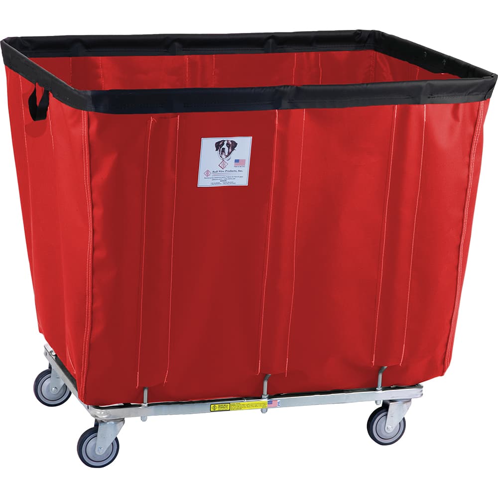 R&B Wire Products - 12 Bushel 800 Lb Heavy Duty 18 oz Vinyl Basket Truck - Exact Industrial Supply