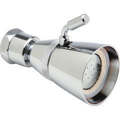 Zurn - Shower Heads & Accessories; Type: Showerhead ; Material: Brass ; GPM: 2.50 ; Face Diameter: 1-3/4 (Inch); Finish/Coating: Polished Chrome ; Number of Sprayers: 1.000 - Exact Industrial Supply