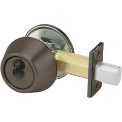 Yale - Deadbolts; Door Thickness Range: 1-3/8 - Exact Industrial Supply