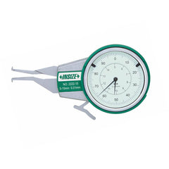 Insize USA LLC - Dial Calipers; Maximum Measurement (Inch): 1 ; Dial Graduation (Decimal Inch): 0.001000 ; Accuracy (Decimal Inch): ?.0015 ; Jaw Length (Decimal Inch): 1.3780 ; Dial Face Color: White ; Material: Steel - Exact Industrial Supply