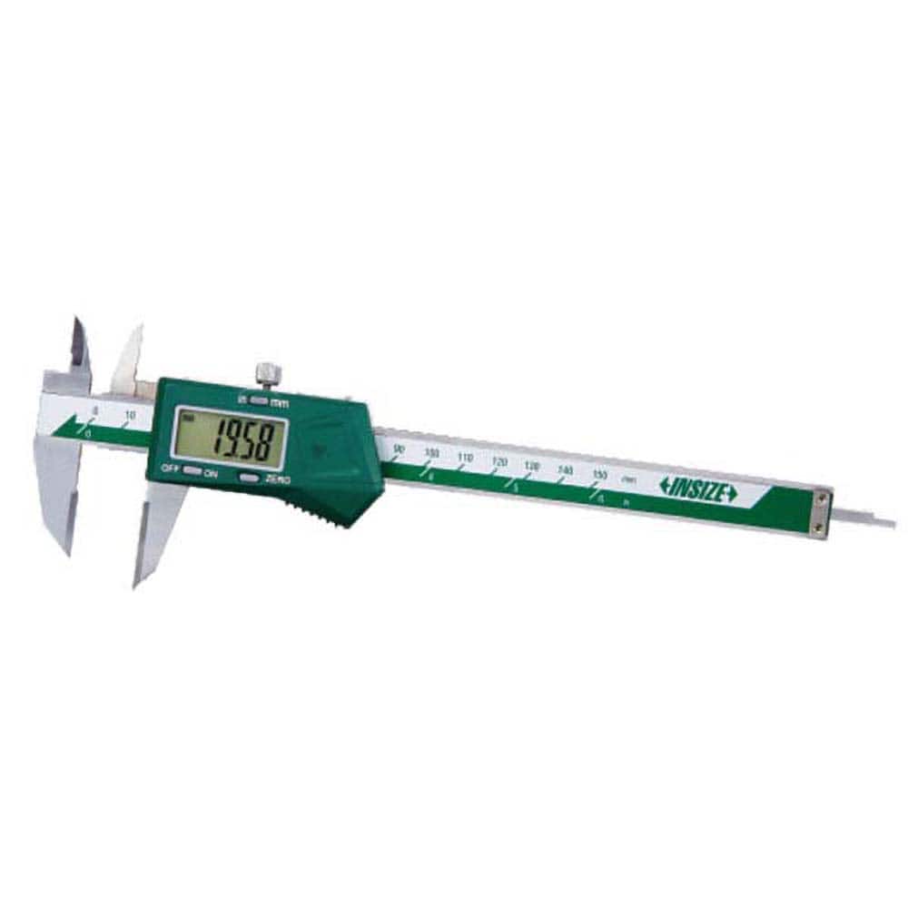 Insize USA LLC - Electronic Calipers; Minimum Measurement (Decimal Inch): 0.0000 ; Maximum Measurement (Decimal Inch): 12 ; Accuracy Plus/Minus (Decimal Inch): 0.0016 ; Resolution (Decimal Inch): 0.0005 ; IP Rating: None ; Data Output: Yes - Exact Industrial Supply