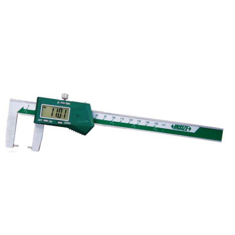 Insize USA LLC - Electronic Calipers; Minimum Measurement (Decimal Inch): 0.0000 ; Maximum Measurement (Decimal Inch): 6 ; Accuracy Plus/Minus (Decimal Inch): 0.0016 ; Resolution (Decimal Inch): 0.0005 ; IP Rating: None ; Data Output: Yes - Exact Industrial Supply