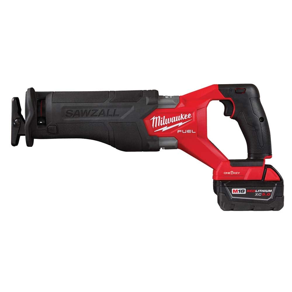 Milwaukee Tool - 18V 0-3000 SFM Cordless Reciprocating Saw - Exact Industrial Supply