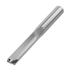 Jobber Length Drill Bit: 0.5625″ Dia, 140 °, Solid Carbide Bright/Uncoated, 4.9016″ OAL, Right Hand Cut, Straight Flute, Straight-Cylindrical Shank