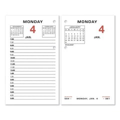 AT-A-GLANCE - Note Pads, Writing Pads & Notebooks Writing Pads & Notebook Type: Desk Calendar Refill Size: 3-1/2 x 6 - Exact Industrial Supply