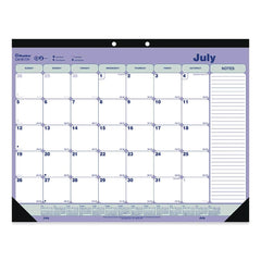 Desk Pad: 13 Sheets, Planner Ruled White, Blue & Green Cover
