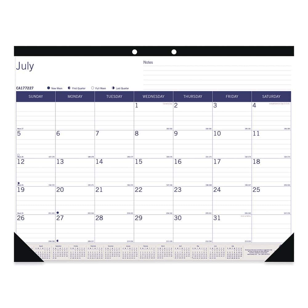 Blueline - Note Pads, Writing Pads & Notebooks Writing Pads & Notebook Type: Desk Pad Size: 22 x 17 - Exact Industrial Supply