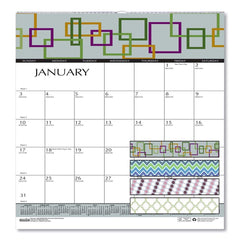 House of Doolittle - Note Pads, Writing Pads & Notebooks Writing Pads & Notebook Type: Wall Calendar Size: 12 x 12 - Exact Industrial Supply