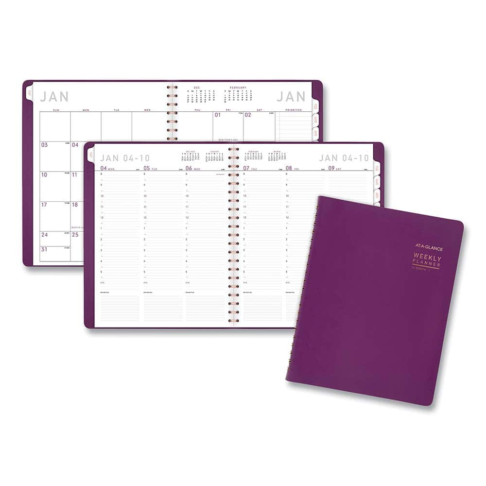 AT-A-GLANCE - Note Pads, Writing Pads & Notebooks Writing Pads & Notebook Type: Appointment Book Size: 8-1/2 X 11 - Exact Industrial Supply