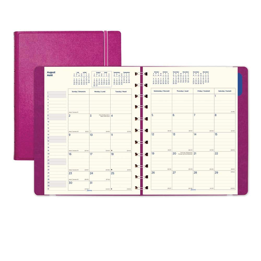 FiloFax - Note Pads, Writing Pads & Notebooks Writing Pads & Notebook Type: Appointment Book Size: 10-7/8 x 8-1/2 - Exact Industrial Supply