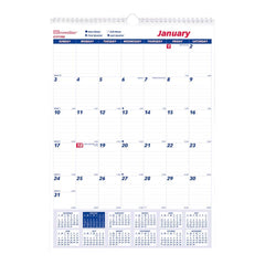 Brownline - Note Pads, Writing Pads & Notebooks Writing Pads & Notebook Type: Wall Calendar Size: 12 x 17 - Exact Industrial Supply