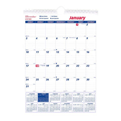 Brownline - Note Pads, Writing Pads & Notebooks Writing Pads & Notebook Type: Wall Calendar Size: 8 x 11 - Exact Industrial Supply