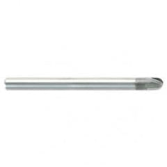 1mm TuffCut DM 2 Fl Ball Nose ALtima 52 Coated Center Cutting End Mill - Exact Industrial Supply