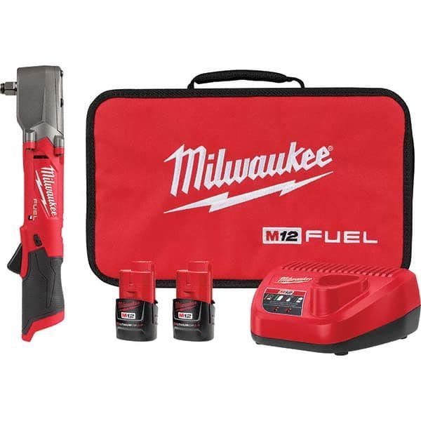 Milwaukee Tool - Cordless Impact Wrenches & Ratchets Voltage: 12.0 Drive Size (Inch): 1/2 - Exact Industrial Supply