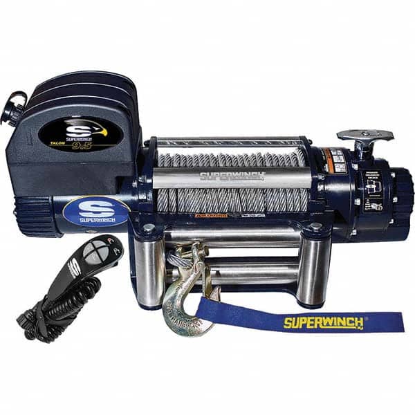 Superwinch - Automotive Winches Type: Heavy-Duty Recovery Winch Pull Capacity (Lb.): 9,500 (Pounds) - Exact Industrial Supply