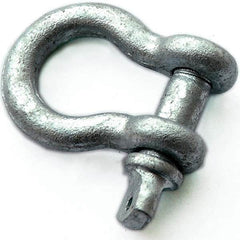 PRO-SOURCE - Shackles; Nominal Chain Size: 3/4 ; Load Limit (Ton): 7.00 ; Type: Anchor ; Pin Type: Bolt ; Material: Alloy ; Jaw Inside Height (Inch): 7/8 - Exact Industrial Supply