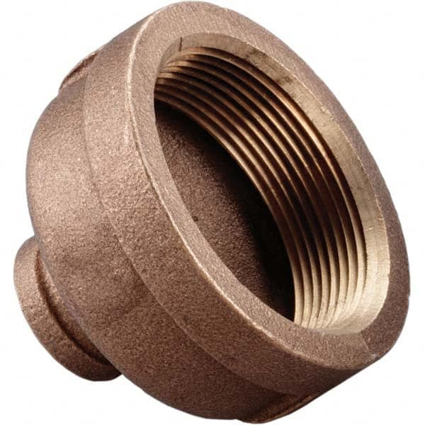 Merit Brass - Brass & Chrome Pipe Fittings Type: Reducing Coupling Fitting Size: 3 x 2 - Exact Industrial Supply