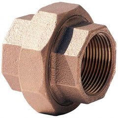 Merit Brass - Brass & Chrome Pipe Fittings Type: Union Fitting Size: 2-1/2 - Exact Industrial Supply