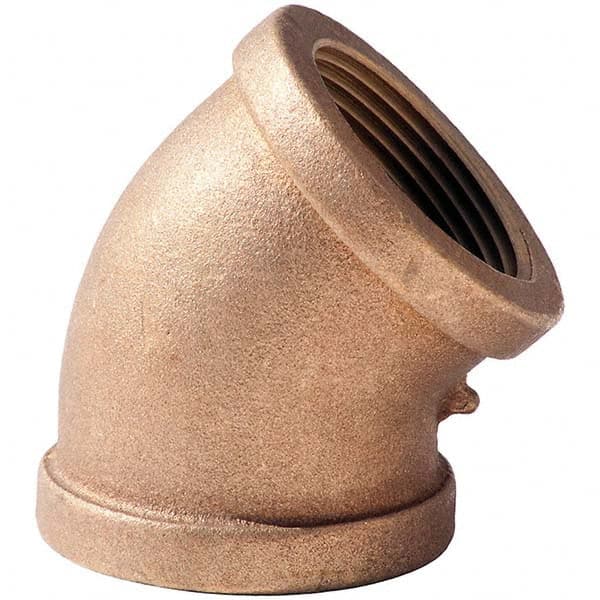 Merit Brass - Brass & Chrome Pipe Fittings Type: 45 Elbow Fitting Size: 3 - Exact Industrial Supply