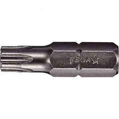 VEGA Industries - Torx Screwdriver Bits Type: Tamperproof Torx Bit Drive Size (Inch): 1/4 - Exact Industrial Supply