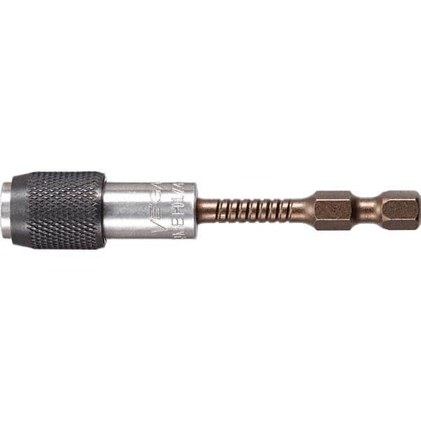 VEGA Industries - Power & Impact Screwdriver Bits & Holders Bit Type: Impact Rated Quick Change Magnetic Bit Holder Hex Size (Inch): 1/4 - Exact Industrial Supply