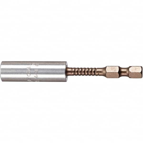 VEGA Industries - Power & Impact Screwdriver Bits & Holders Bit Type: Impact Rated Magnetic Bit Holder Hex Size (Inch): 1/4 - Exact Industrial Supply