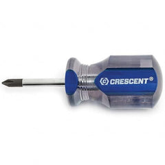 Crescent - Phillips Screwdrivers Tool Type: Stubby Phillips Handle Style/Material: Acetate - Exact Industrial Supply