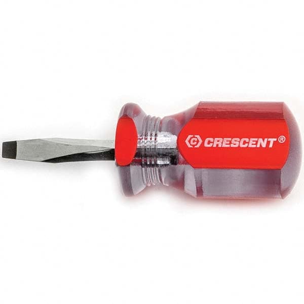 Crescent - Slotted Screwdrivers Tool Type: Screwdriver Overall Length Range: 3" - 6.9" - Exact Industrial Supply