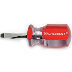 Crescent - Slotted Screwdrivers Tool Type: Screwdriver Overall Length Range: 3" - 6.9" - Exact Industrial Supply